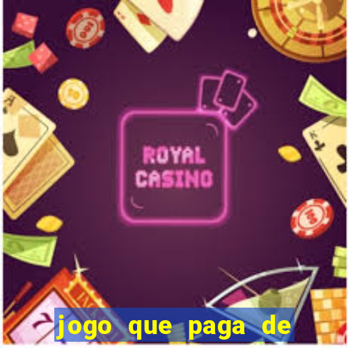 jogo que paga de verdade no pix sem depositar nada